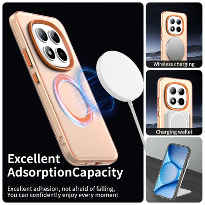 Калъф MagSafe за Xiaomi Poco M8 Pro / Redmi Note 15 Pro+ 5G, Techsuit, CandyCase, Оранжев