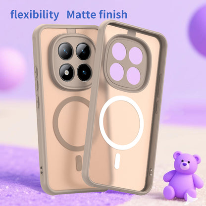 Калъф MagSafe за Xiaomi Poco M8 Pro / Redmi Note 15 Pro+ 5G, Techsuit, HaloFrost II, Златист