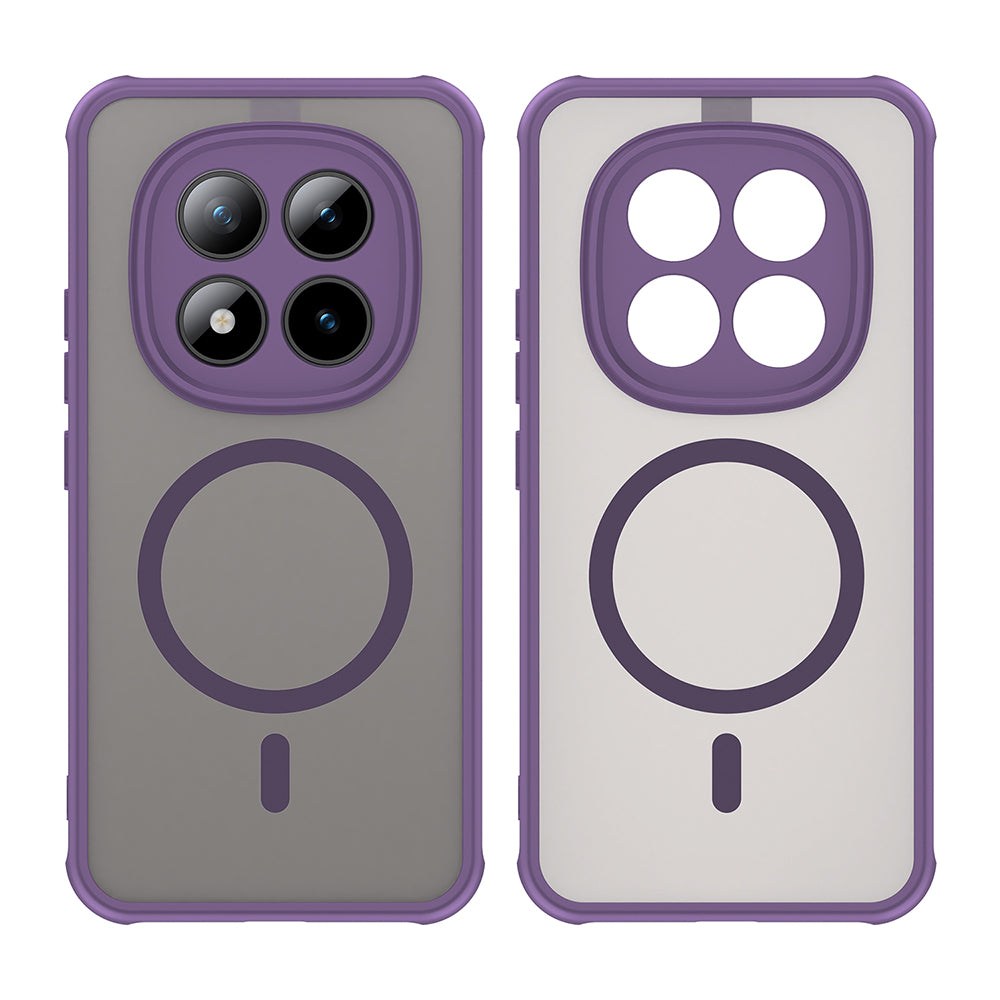 Калъф MagSafe за Xiaomi Poco M8 Pro / Redmi Note 15 Pro+ 5G, Techsuit, HaloFrost II, Лилав