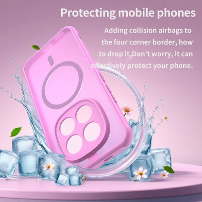 Калъф MagSafe за Xiaomi Poco M8 Pro / Redmi Note 15 Pro+ 5G, Techsuit, HaloFrost II, Розов