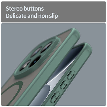 Калъф MagSafe за Xiaomi Poco M8 Pro / Redmi Note 15 Pro+ 5G, Techsuit, HaloFrost II, Зелен