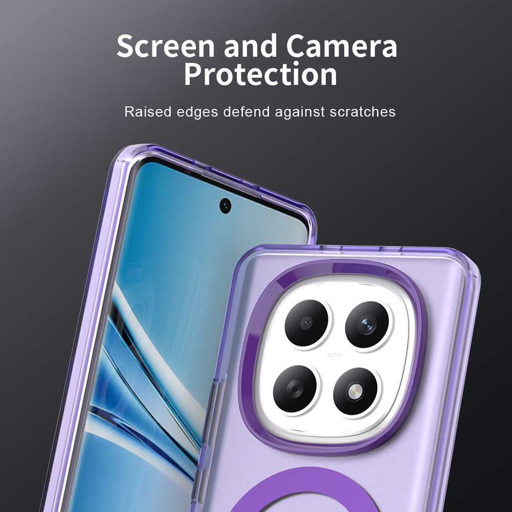Калъф MagSafe за Xiaomi Poco M8 / Redmi Note 15 5G / Note 15 4G, Techsuit, CandyCase, Лилав