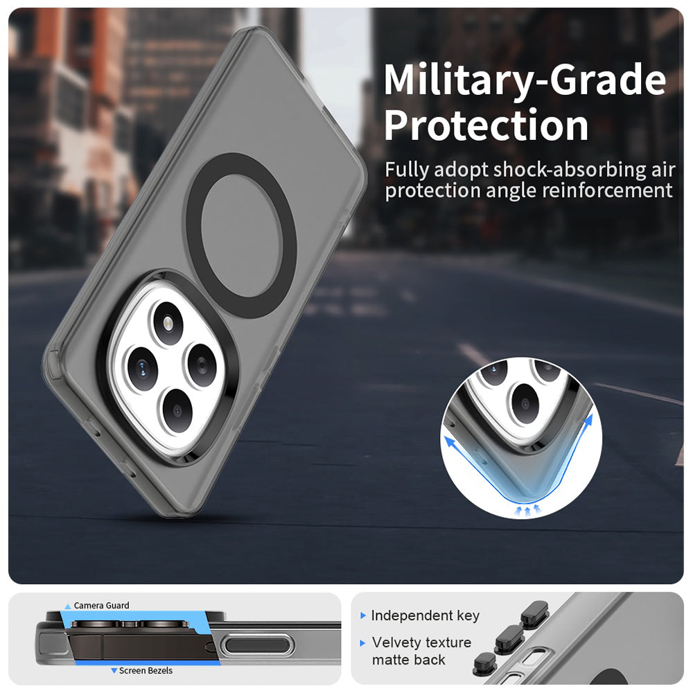 Калъф MagSafe за Xiaomi Poco M8 / Redmi Note 15 5G, Techsuit, CandyCase, Черен