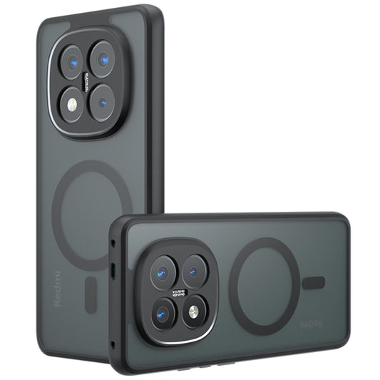 Калъф MagSafe за Xiaomi Poco X7 / Note 14 Pro 5G, Techsuit, PureFrost, Черен