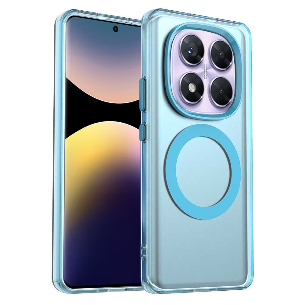 MagSafe Case for Xiaomi Poco X7 / Redmi Note 14 Pro 5G, Techsuit, CandyCase, Blue
