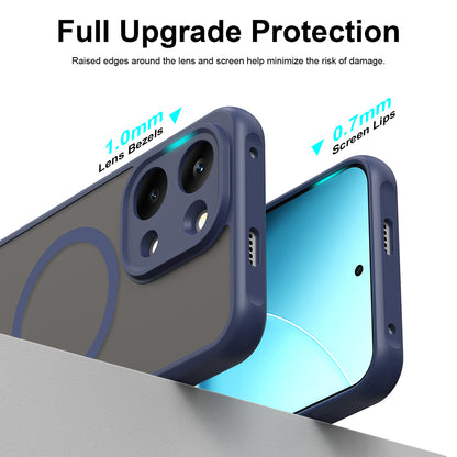 Калъф MagSafe за Xiaomi Poco X8 Pro Max, Techsuit, HaloFrost II, Тъмносин