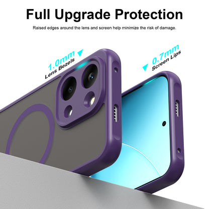 Калъф MagSafe за Xiaomi Poco X8 Pro Max, Techsuit, HaloFrost II, Лилав