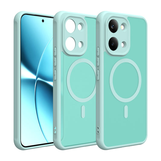 Калъф MagSafe за Xiaomi Poco X8 Pro Max, Techsuit, HaloFrost II, Светлозелен