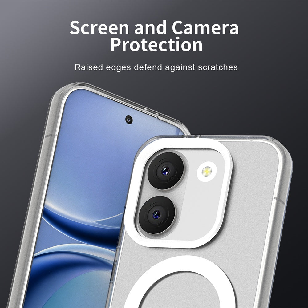 Калъф MagSafe за Xiaomi Poco X8 Pro, Techsuit, CandyCase, Бял