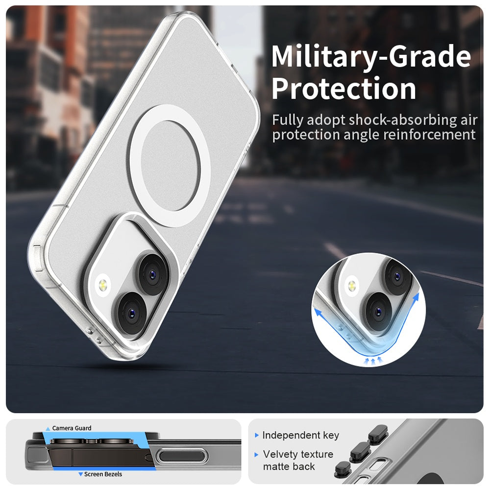 Калъф MagSafe за Xiaomi Poco X8 Pro, Techsuit, CandyCase, Бял