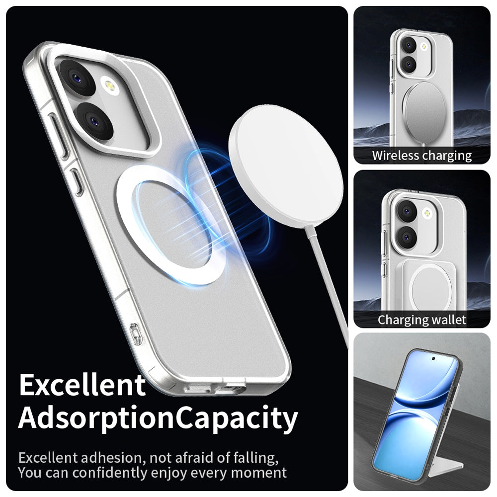 Калъф MagSafe за Xiaomi Poco X8 Pro, Techsuit, CandyCase, Бял
