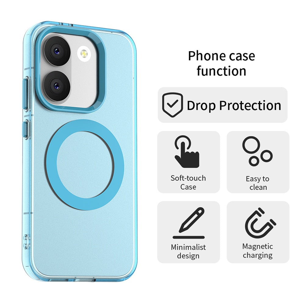 Калъф MagSafe за Xiaomi Poco X8 Pro, Techsuit, CandyCase, Син
