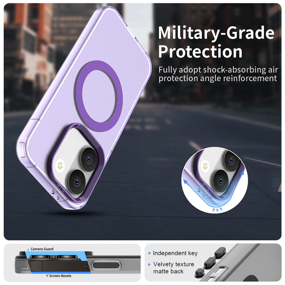 Калъф MagSafe за Xiaomi Poco X8 Pro, Techsuit, CandyCase, Лилав