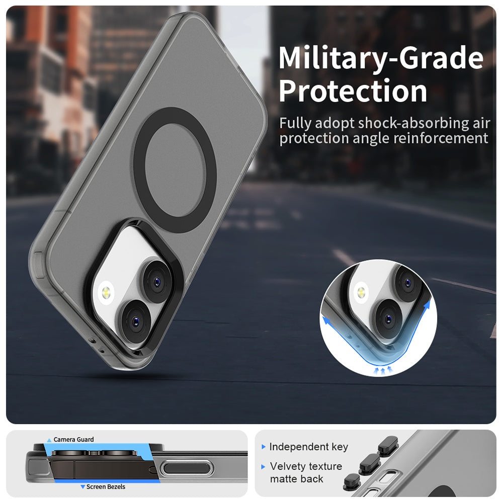 MagSafe калъф за Xiaomi Poco X8 Pro, Techsuit, CandyCase, Черен