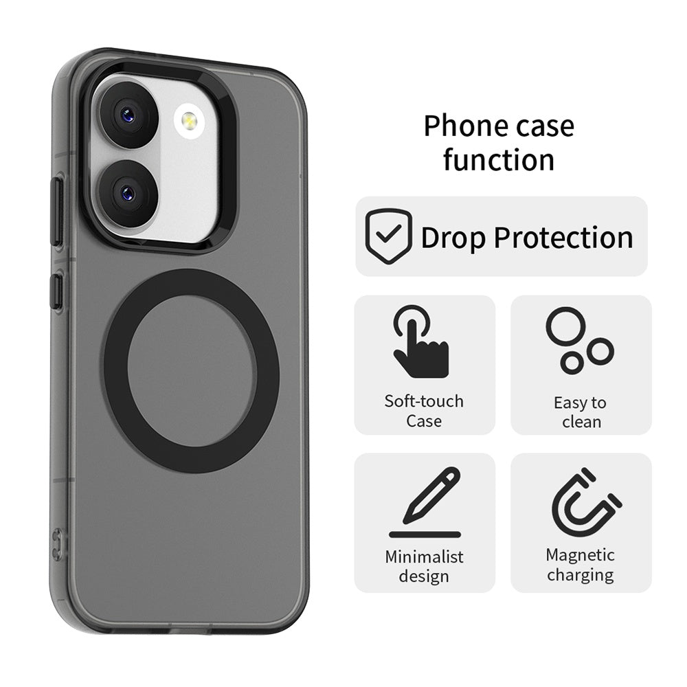 MagSafe калъф за Xiaomi Poco X8 Pro, Techsuit, CandyCase, Черен