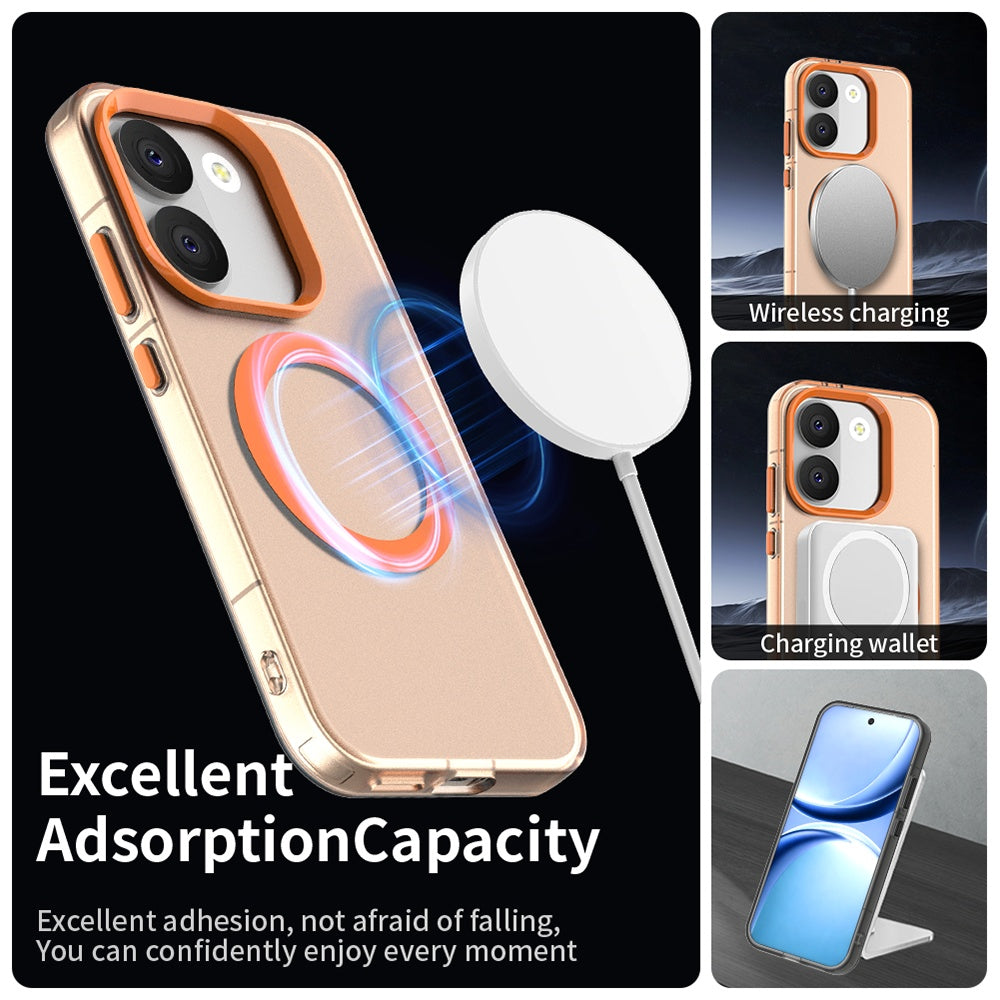 Калъф MagSafe за Xiaomi Poco X8 Pro, Techsuit, CandyCase, Оранжев