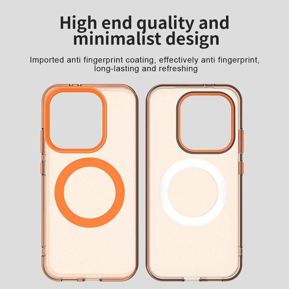 Калъф MagSafe за Xiaomi Poco X8 Pro, Techsuit, CandyCase, Оранжев