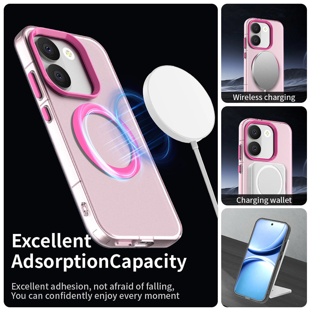 MagSafe калъф за Xiaomi Poco X8 Pro, Techsuit, CandyCase, Розов