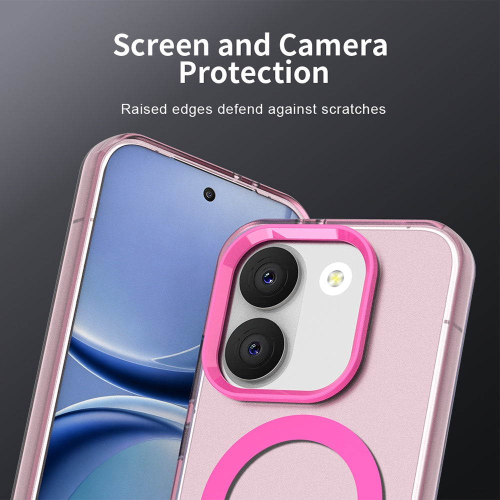 MagSafe калъф за Xiaomi Poco X8 Pro, Techsuit, CandyCase, Розов