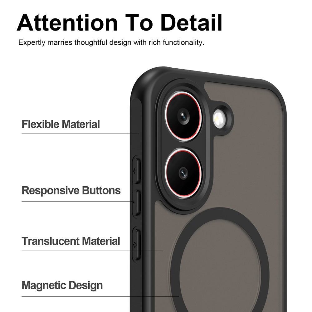 Калъф MagSafe за Xiaomi Poco X8 Pro, Techsuit, HaloFrost II, Син