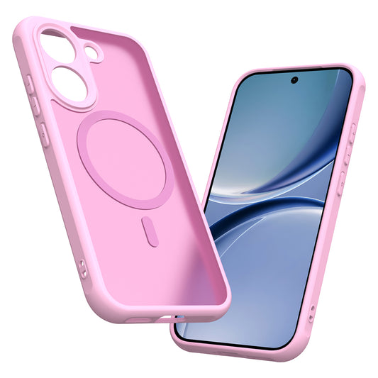Калъф MagSafe за Xiaomi Poco X8 Pro, Techsuit, HaloFrost II, Розов