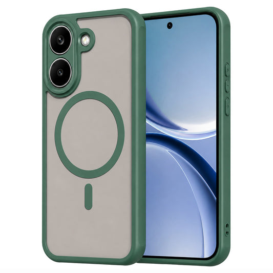 Калъф MagSafe за Xiaomi Poco X8 Pro, Techsuit, HaloFrost II, Зелен