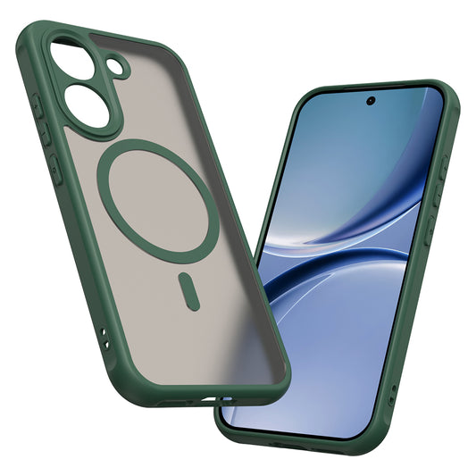 Калъф MagSafe за Xiaomi Poco X8 Pro, Techsuit, HaloFrost II, Зелен