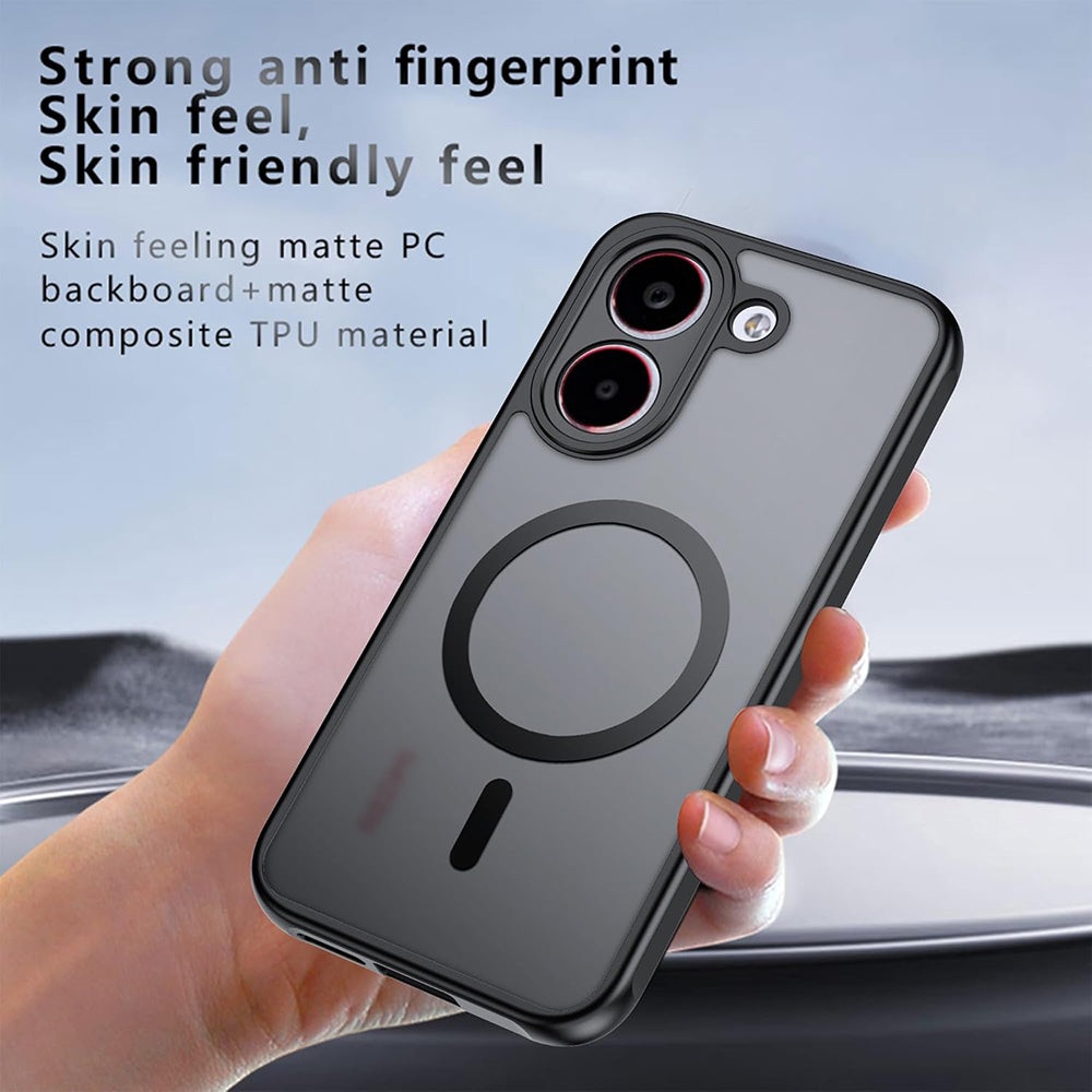 MagSafe Case for Xiaomi Poco X8 Pro, Techsuit, PureFrost, Satin Black