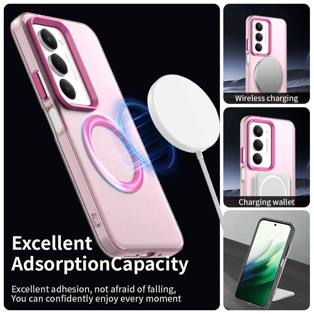 MagSafe Case for Xiaomi Redmi 15 5G / 15 4G, Techsuit, CandyCase, Pink