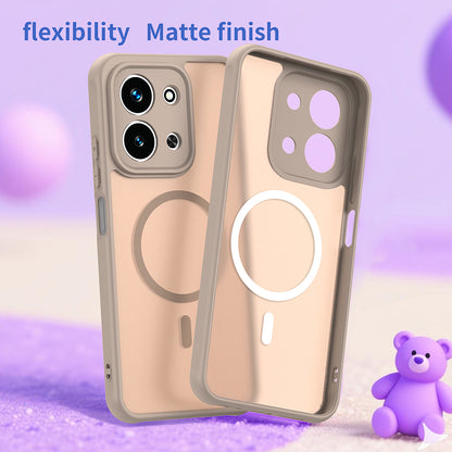 Калъф MagSafe за Xiaomi Redmi 15C 5G / 15C 4G, Techsuit, HaloFrost II, Златист