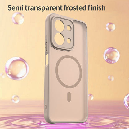 Калъф MagSafe за Xiaomi Redmi 15C 5G / 15C 4G, Techsuit, HaloFrost II, Златист