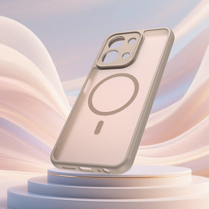 Калъф MagSafe за Xiaomi Redmi 15C 5G / 15C 4G, Techsuit, HaloFrost II, Златист