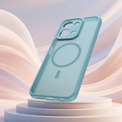 Калъф MagSafe за Xiaomi Redmi 15C 5G / 15C 4G, Techsuit, HaloFrost II, Светлозелен