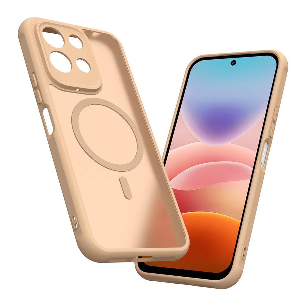 Калъф MagSafe за Xiaomi Redmi 17 5G / 17 4G, Techsuit, HaloFrost II, златисто