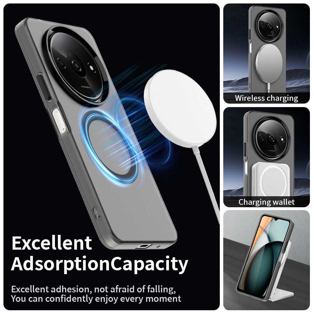 MagSafe Case for Xiaomi Redmi A3x / A3, Techsuit, CandyCase, Black