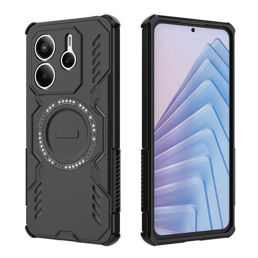 Калъф MagSafe за Xiaomi Redmi Note 14 5G, Techsuit, ArmorMag, Черен