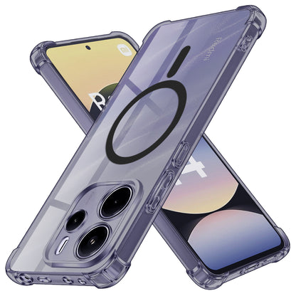MagSafe Case for Xiaomi Redmi Note 14 5G, Techsuit, Shockproof Clear, Smoke