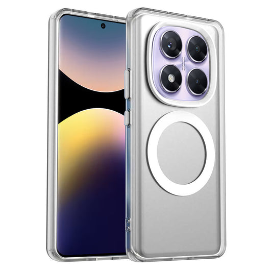 Калъф MagSafe за Xiaomi Redmi Note 14 Pro 4G, Techsuit, CandyCase, Бял