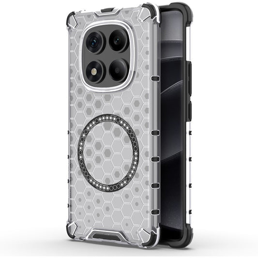 Калъф MagSafe за Xiaomi Redmi Note 14 Pro 4G, Techsuit, HoneyComb Shield, Бял