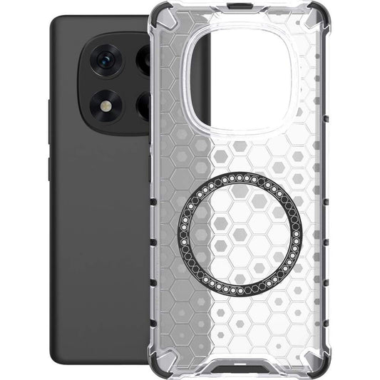 MagSafe калъф за Xiaomi Redmi Note 14 Pro+ 5G, Techsuit, HoneyComb Shield, бял