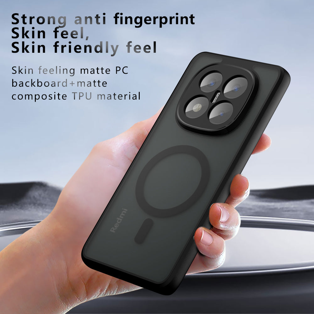 Калъф MagSafe за Xiaomi Redmi Note 14 Pro+ 5G, Techsuit, PureFrost, Черен