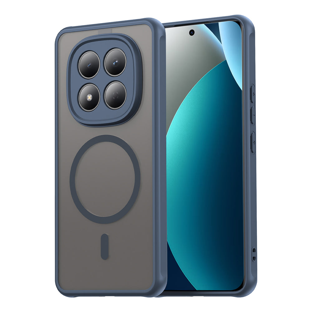 Калъф MagSafe за Xiaomi Redmi Note 15 Pro 4G, Techsuit, HaloFrost II, Тъмносин