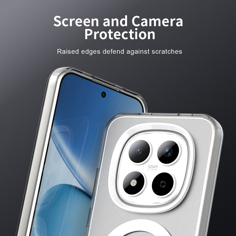 Калъф MagSafe за Xiaomi Redmi Note 15 Pro 5G, Techsuit, CandyCase, Бял