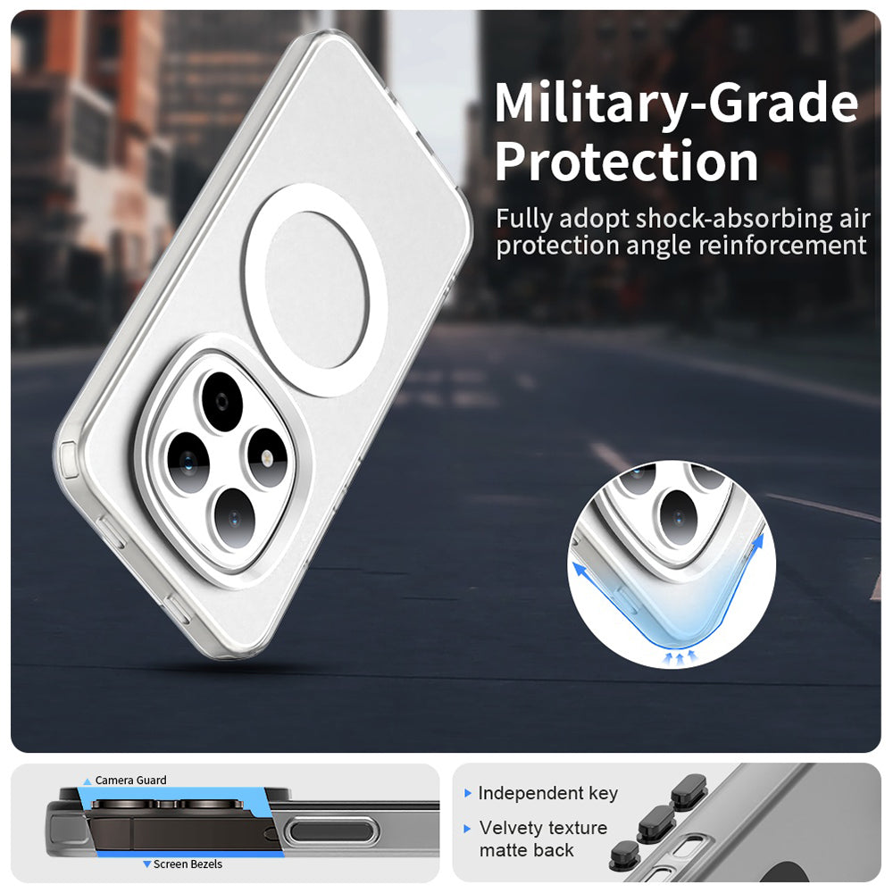 Калъф MagSafe за Xiaomi Redmi Note 15 Pro 5G, Techsuit, CandyCase, Бял