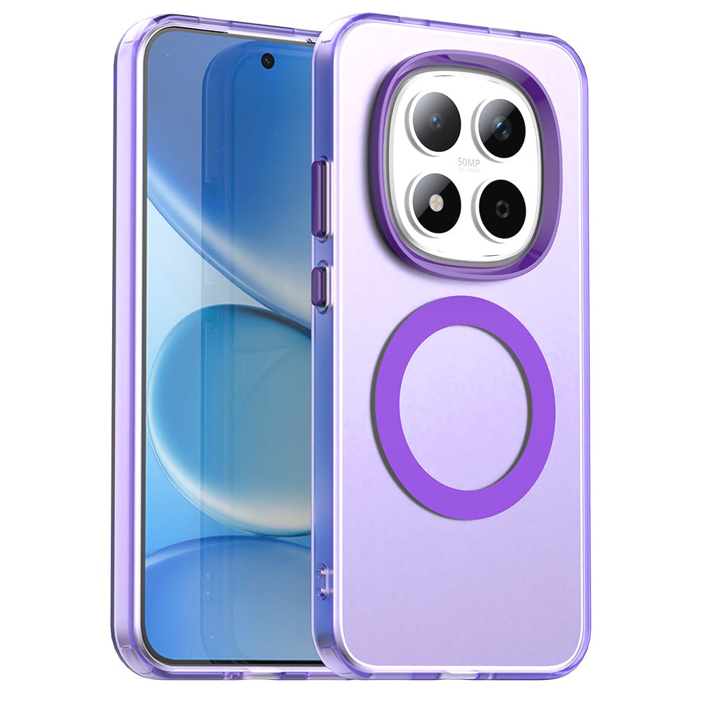 Калъф MagSafe за Xiaomi Redmi Note 15 Pro 5G, Techsuit, CandyCase, Лилав