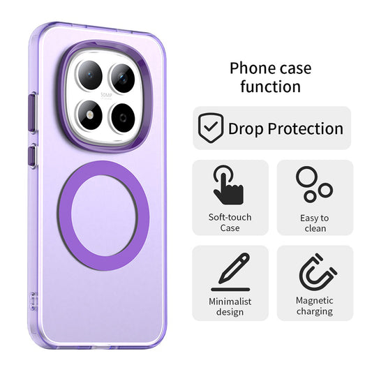 MagSafe Case for Xiaomi Redmi Note 15 Pro 5G, Techsuit, CandyCase, Purple