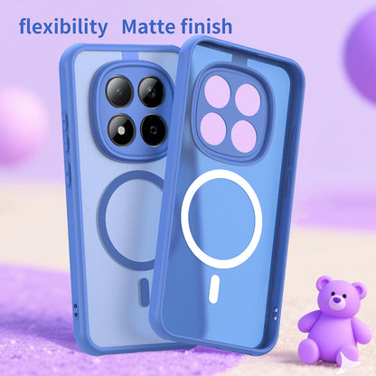 MagSafe Case for Xiaomi Redmi Note 15 Pro 5G, Techsuit, HaloFrost II, Blue