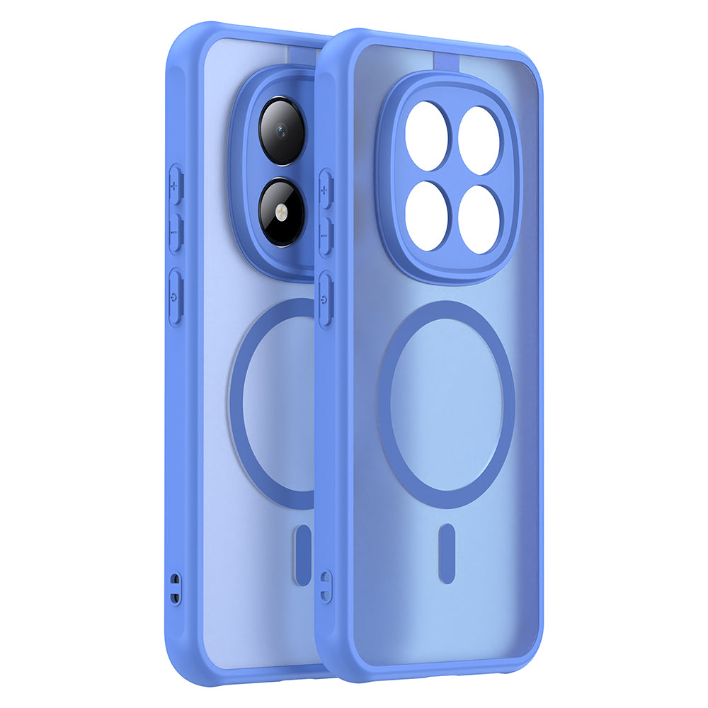 MagSafe Case for Xiaomi Redmi Note 15 Pro 5G, Techsuit, HaloFrost II, Blue