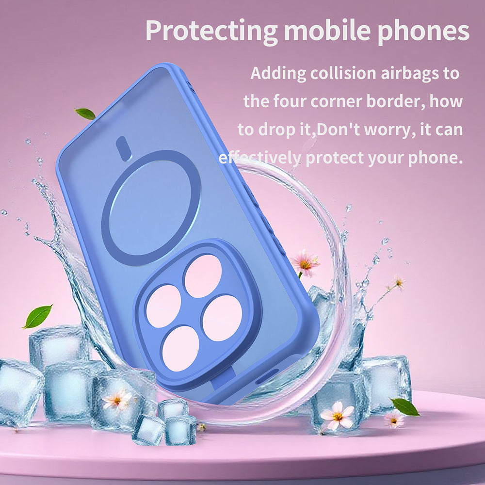 MagSafe Case for Xiaomi Redmi Note 15 Pro 5G, Techsuit, HaloFrost II, Blue