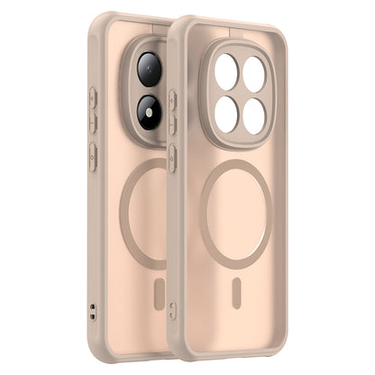 Калъф MagSafe за Xiaomi Redmi Note 15 Pro 5G, Techsuit, HaloFrost II, Златист